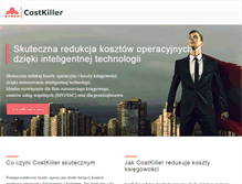 Tablet Screenshot of costkiller.pl